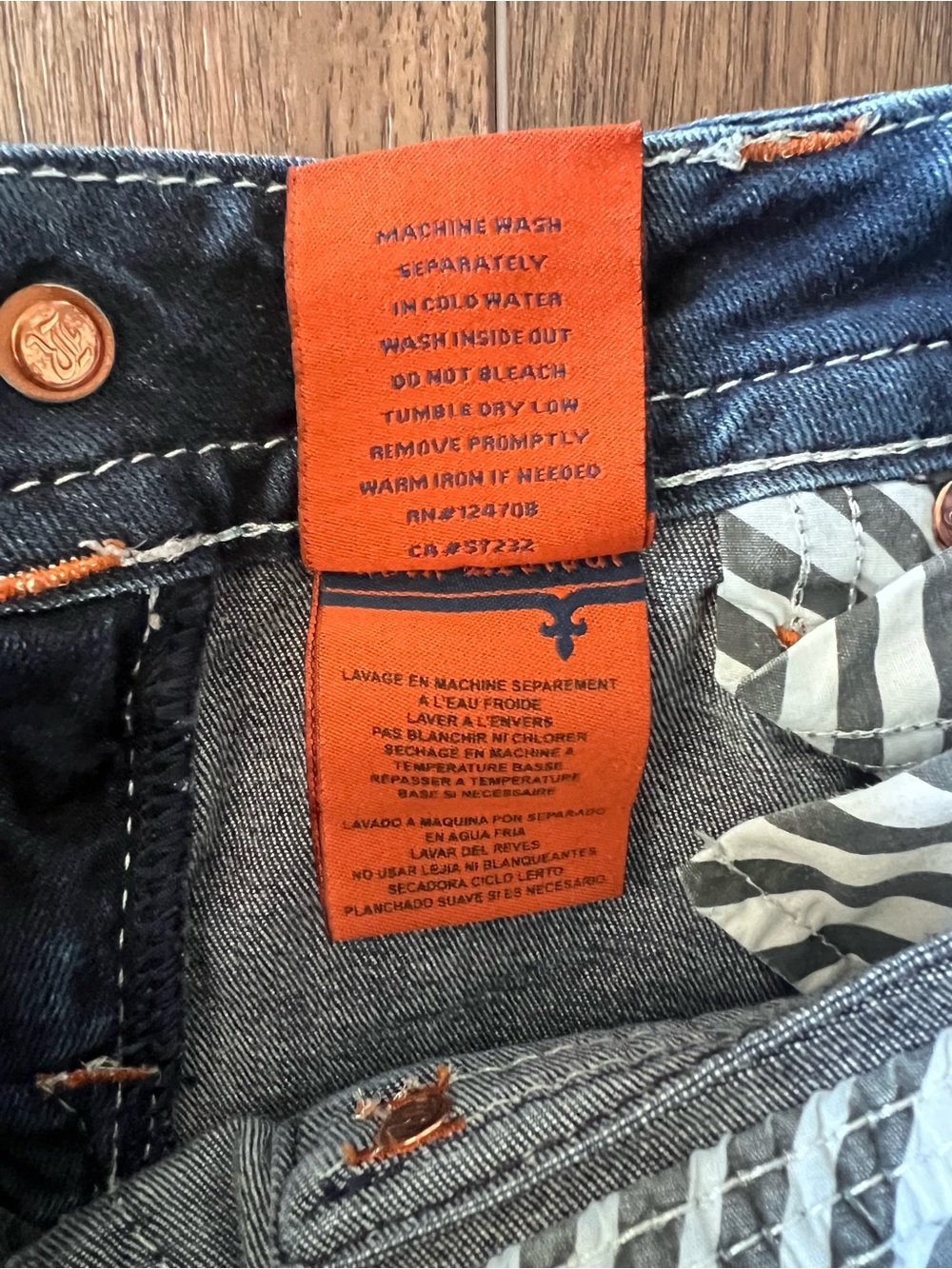 Rock Revival Women’s Arlene Blue Boot Cut Jeans Medium Wash Size 28 - Picture 15 of 16